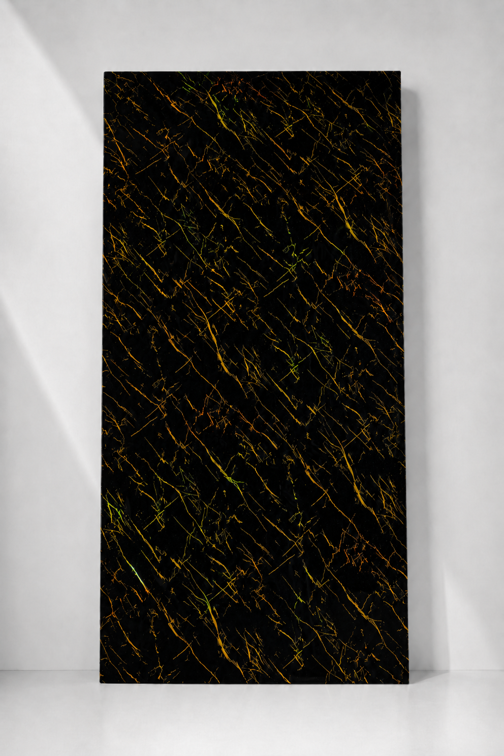 Black & Gold Fleck Marble PVC Wall Panel