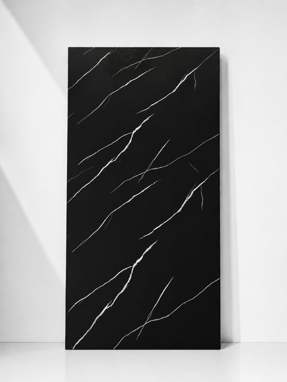 Nero Marquina Black & White Marble PVC Wall Panel