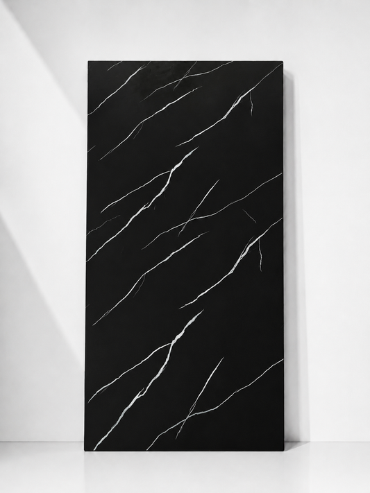 Nero Marquina Black & White Marble PVC Wall Panel