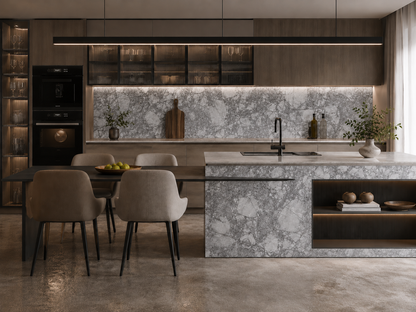 Grey Stone Marble PVC Wall Panel