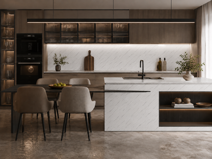 Frost White Marble PVC Wall Panel