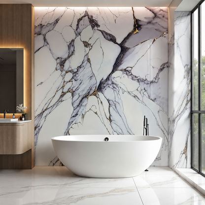 Amethyst Purple Marble PVC Wall Panel