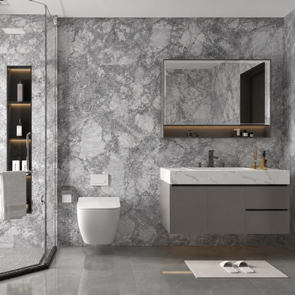 Grey Stone Marble PVC Wall Panel