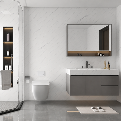 Frost White Marble PVC Wall Panel