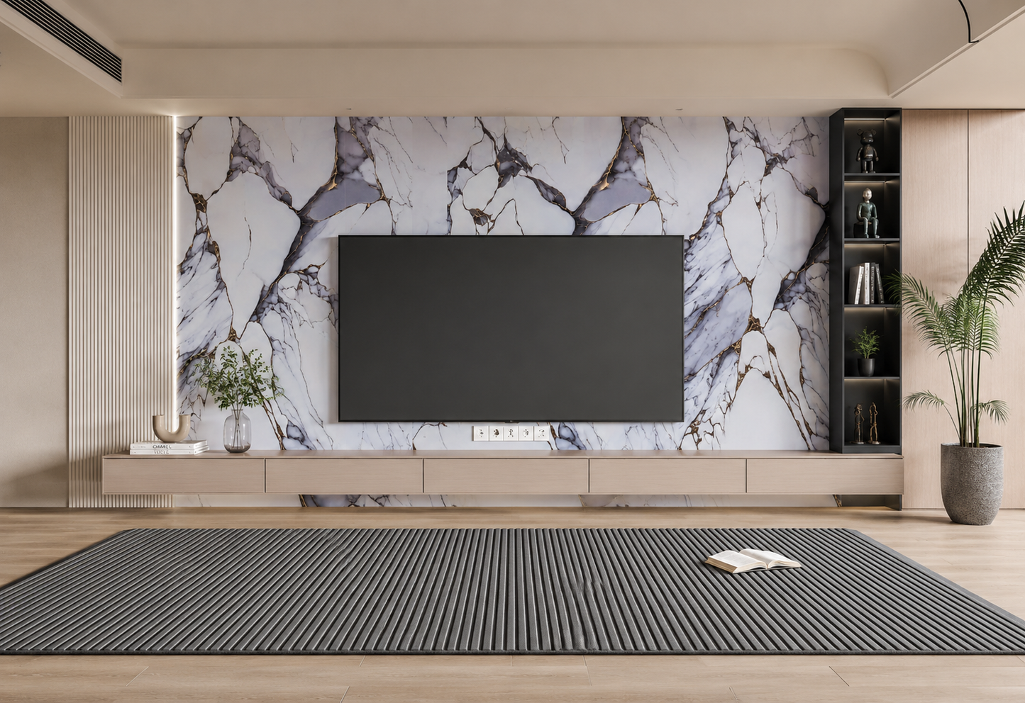 Amethyst Purple Marble PVC Wall Panel