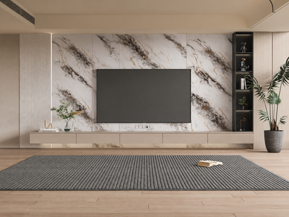 Brown & Gold  Marble PVC Wall Panel